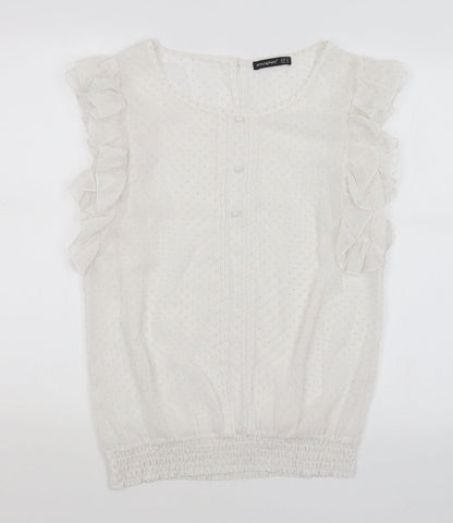 Atmosphere Womens White   Basic Blouse Size 14