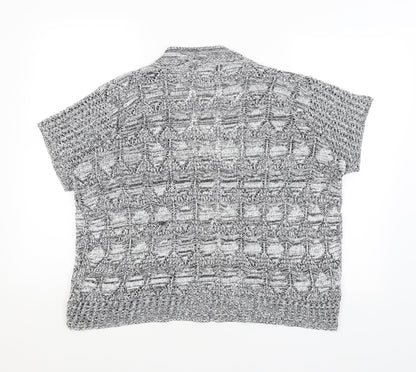 Womens UK Size L Pulse Grey Cardigan Jumper