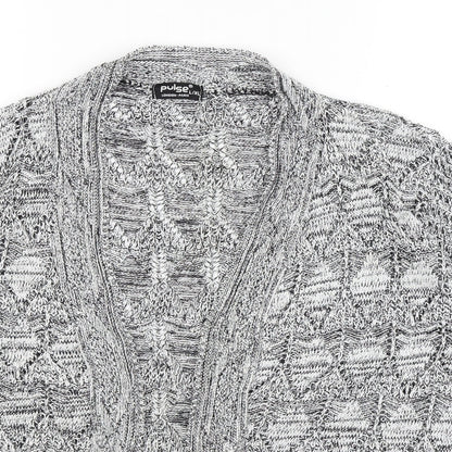Womens UK Size L Pulse Grey Cardigan Jumper