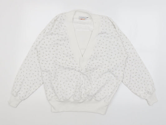 Eaton Select Womens White   Pullover Jumper Size M