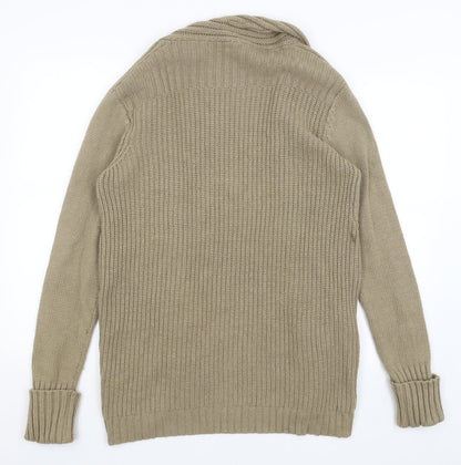 Womens UK Size S Pepe Jeans Brown Cardigan Jumper