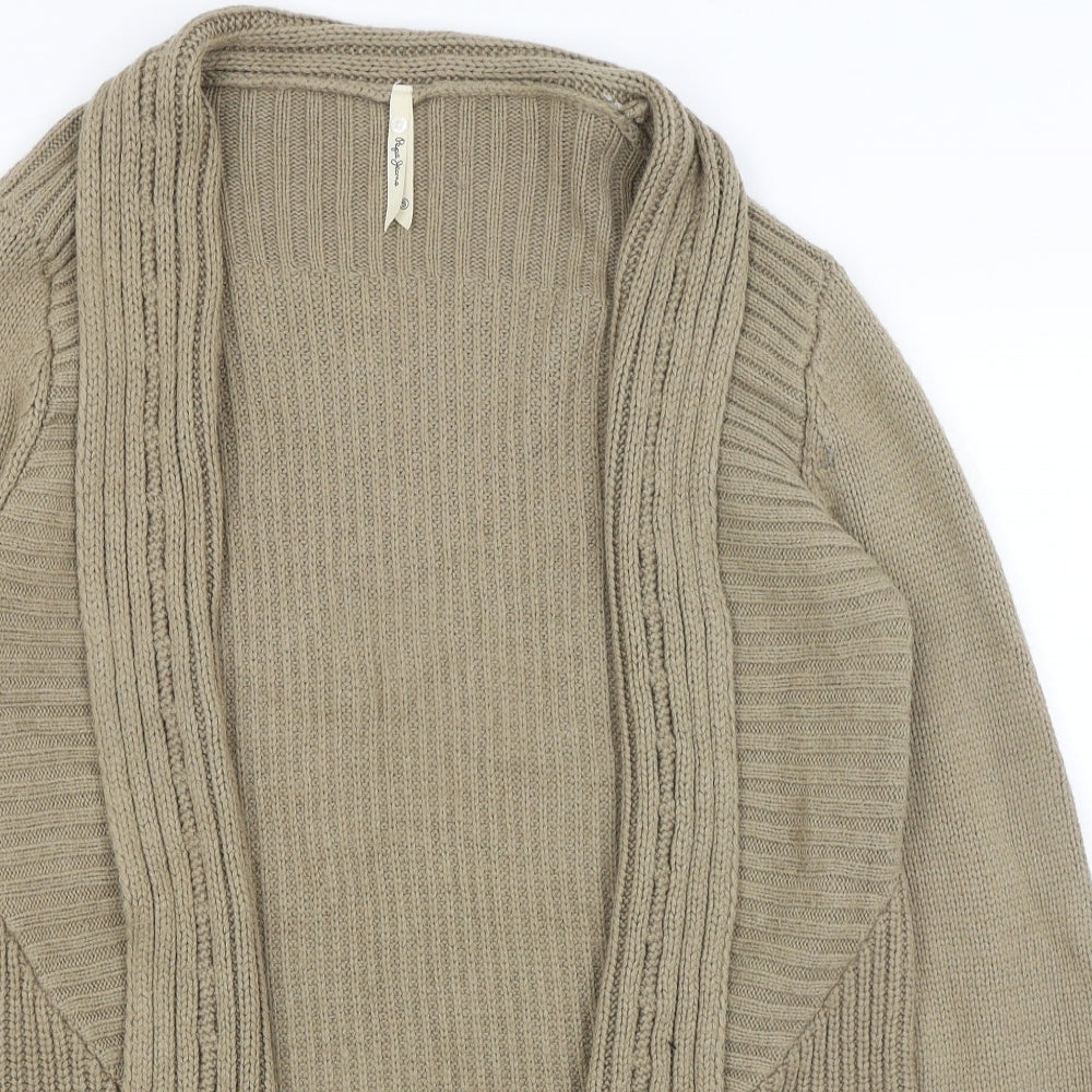 Womens UK Size S Pepe Jeans Brown Cardigan Jumper