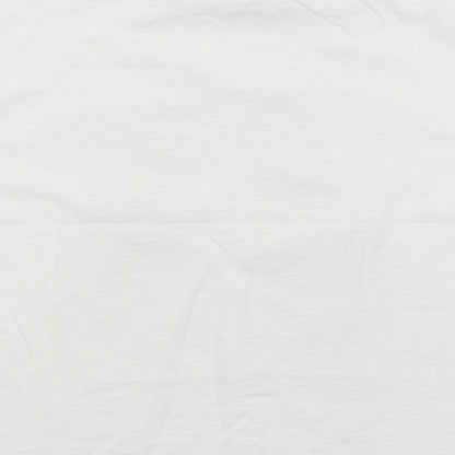 George Girls White   Basic T-Shirt Size 10-11 Years