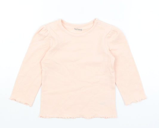 Nutmeg Baby Pink   Basic T-Shirt Size 12-18 Months