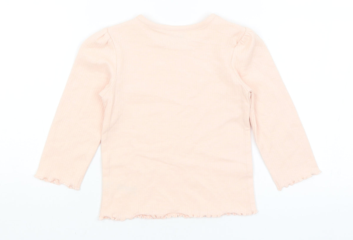Nutmeg Baby Pink   Basic T-Shirt Size 12-18 Months