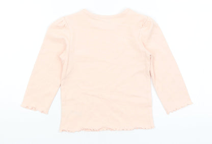 Nutmeg Baby Pink   Basic T-Shirt Size 12-18 Months