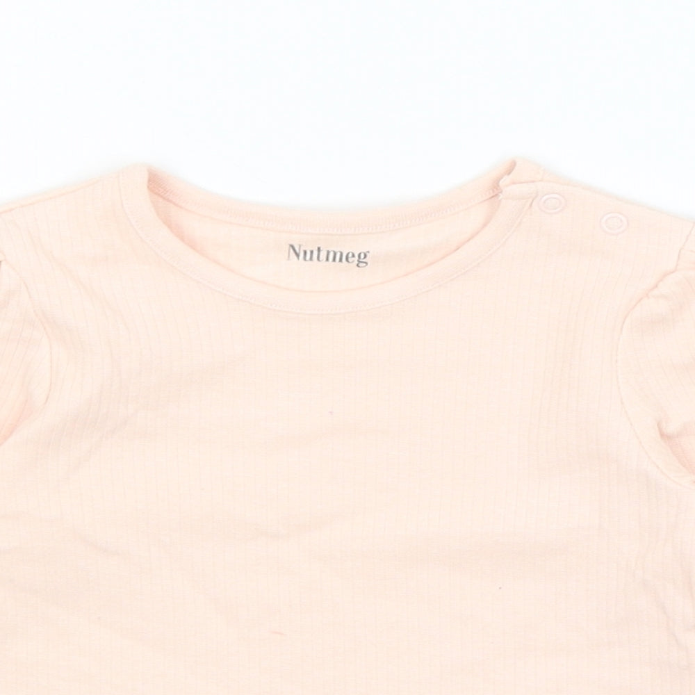Nutmeg Baby Pink   Basic T-Shirt Size 12-18 Months