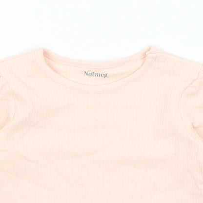 Nutmeg Baby Pink   Basic T-Shirt Size 12-18 Months
