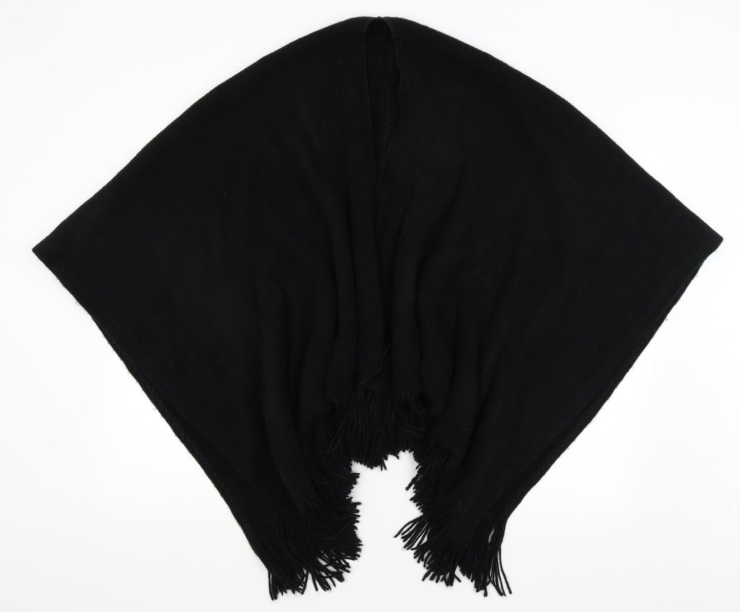 Womens UK Size One Size Preworn Black Shrug Jumper