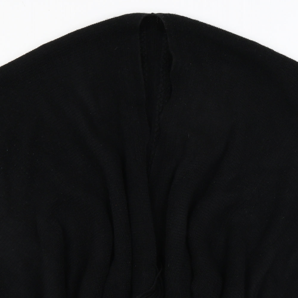 Womens UK Size One Size Preworn Black Shrug Jumper