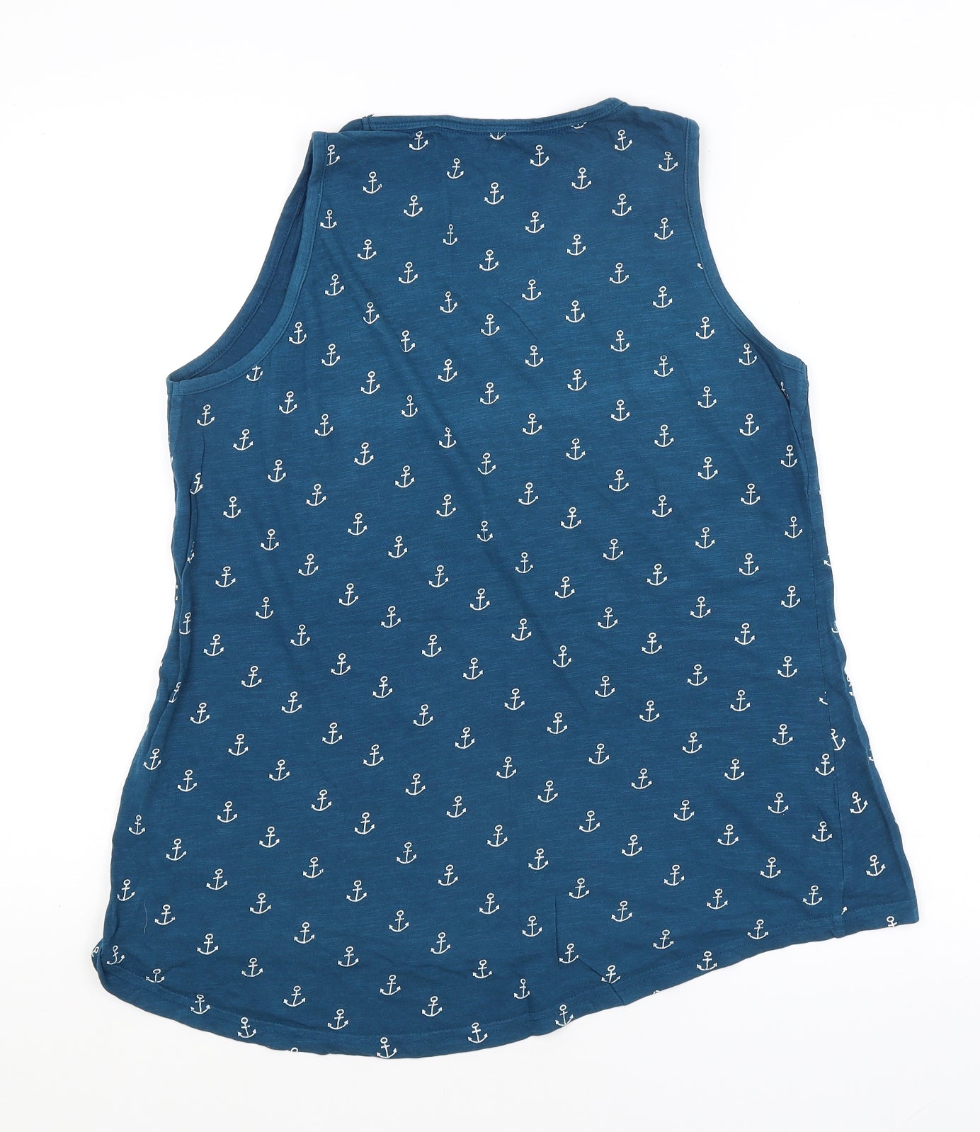 Avenue Womens Blue   Basic Tank Size 16  - Anchors