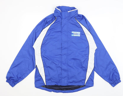 Mens UK Size S Munshini Blue Rain Coat