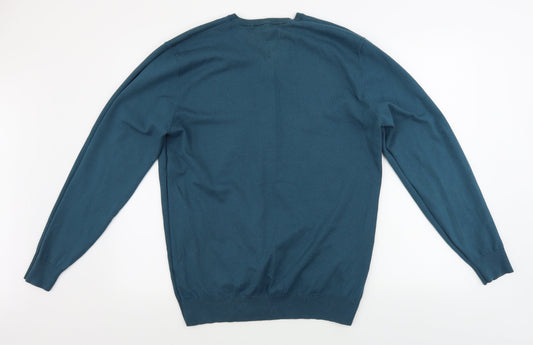 Aspen & Court  Mens Green   Pullover Jumper Size L