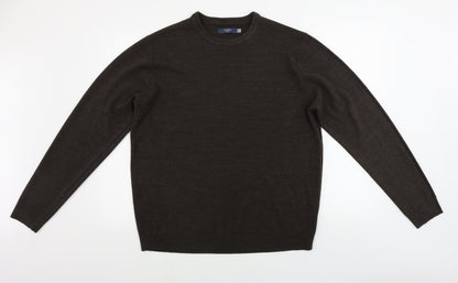 BHS  Mens Brown   Pullover Jumper Size L