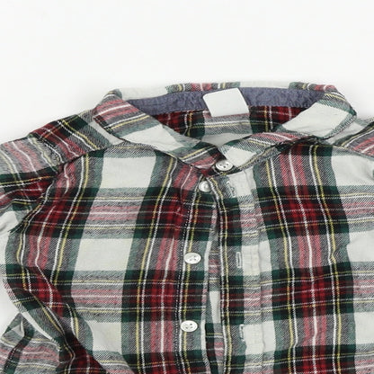 H&M  Boys White Check  Basic Button-Up Size 2 Years
