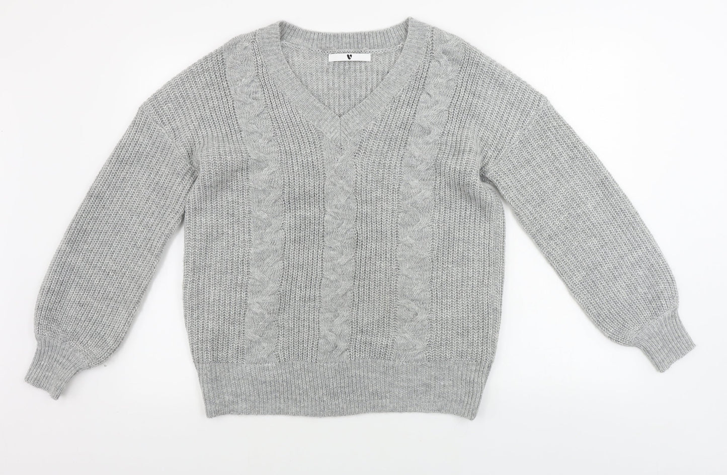Womens UK Size 10 Very Grey Pullover Jumper