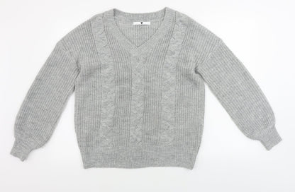 Womens UK Size 10 Very Grey Pullover Jumper