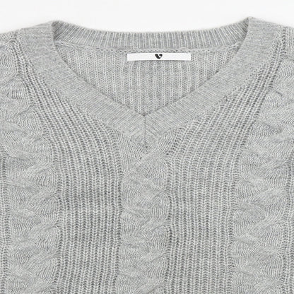 Womens UK Size 10 Very Grey Pullover Jumper