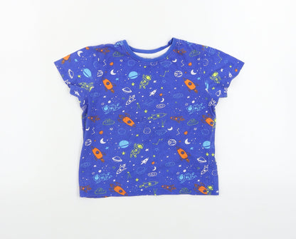 Pep&co      Girls Blue   Basic T-Shirt Size 4-5 Years