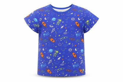 Pep&co      Girls Blue   Basic T-Shirt Size 4-5 Years