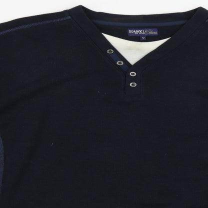 Easy  Mens Blue   Pullover Jumper Size 2XL