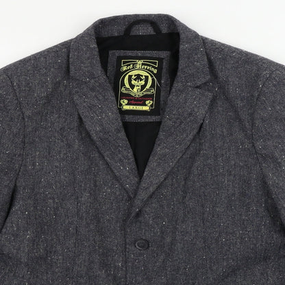Mens UK Size L Red Herring Regular Grey Suit Jacket