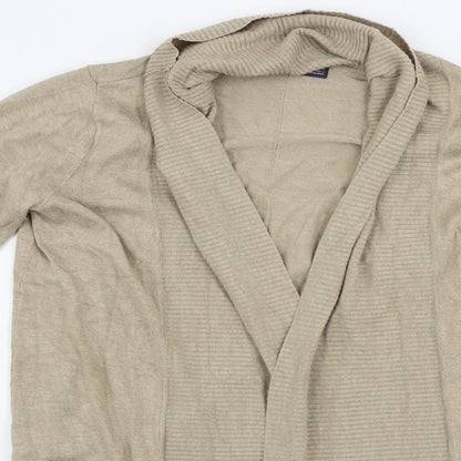 Womens UK Size XS Marks and Spencer Beige Cardigan Jumper