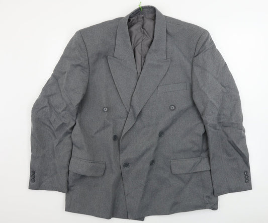 Mens UK Size 44 Classic Regular Grey Suit Jacket