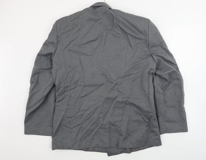Mens UK Size 44 Classic Regular Grey Suit Jacket