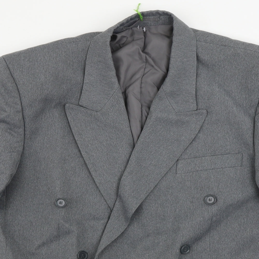 Mens UK Size 44 Classic Regular Grey Suit Jacket
