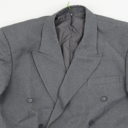 Mens UK Size 44 Classic Regular Grey Suit Jacket