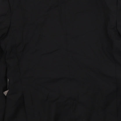 Mens UK Size 38 Cedar Wood State Regular Black Suit Jacket