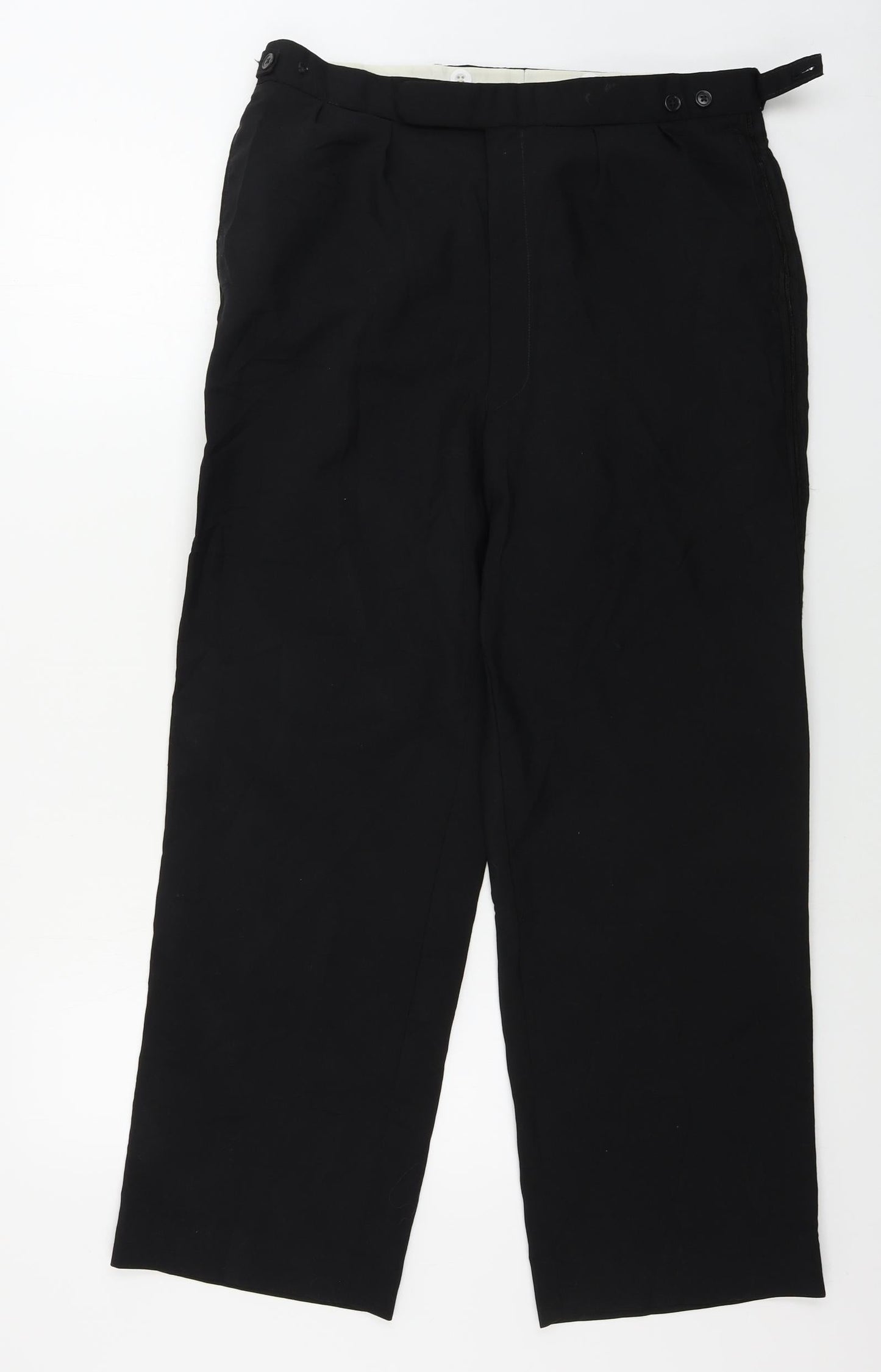Preworn  Mens Black   Trousers  Size 32 in L27 in