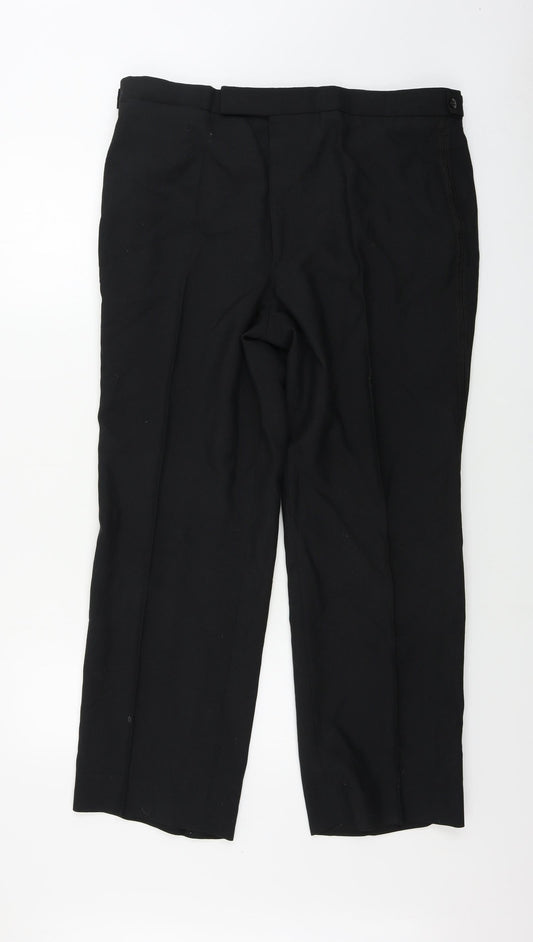 Womens UK Size 36 in Preworn Regular Fit  Black Trousers