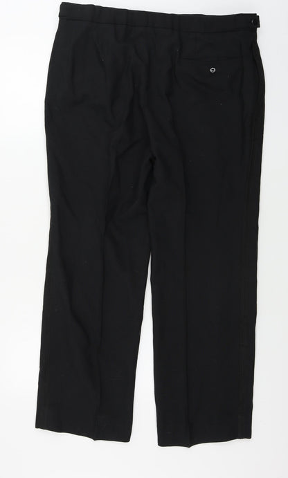 Womens UK Size 36 in Preworn Regular Fit  Black Trousers