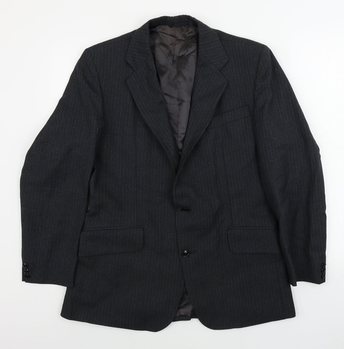 Mens UK Size 38 Preworn Regular Grey Suit Jacket