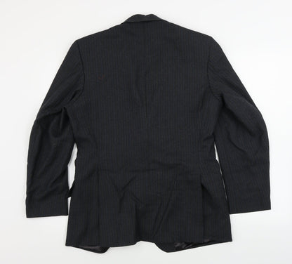 Mens UK Size 38 Preworn Regular Grey Suit Jacket