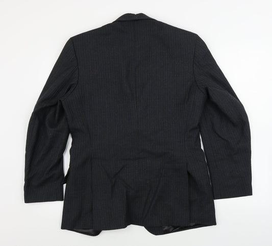 Mens UK Size 38 Preworn Regular Grey Suit Jacket