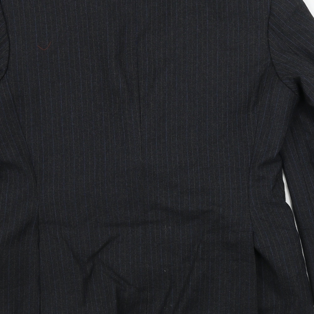 Mens UK Size 38 Preworn Regular Grey Suit Jacket