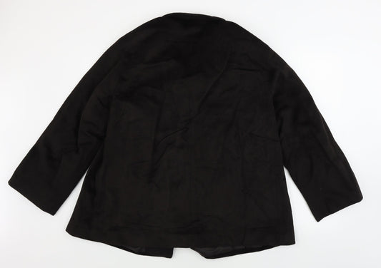 ELVI  Womens Brown   Jacket Coat Size XS