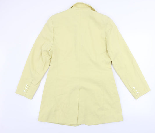 Classics Womens Yellow   Jacket Blazer Size 12