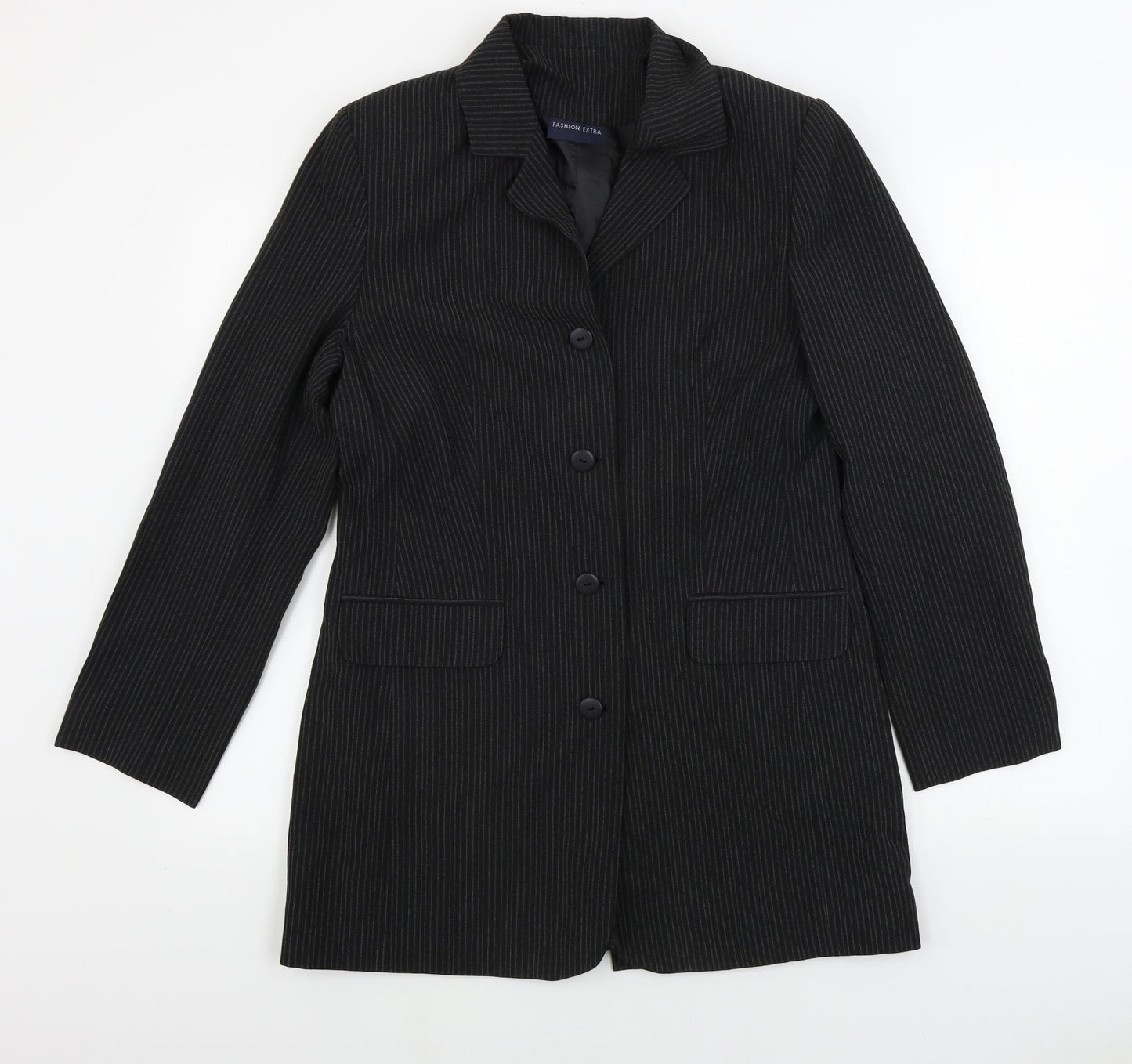 Womens UK Size 12 FASHION EXTRA Black Jacket