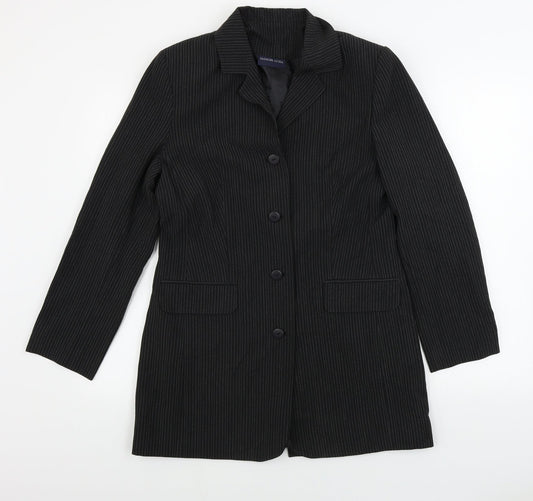 Womens UK Size 12 FASHION EXTRA Black Jacket