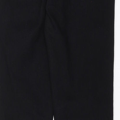 Womens UK Size 14 Disco Regular Fit Skinny Black Jeans