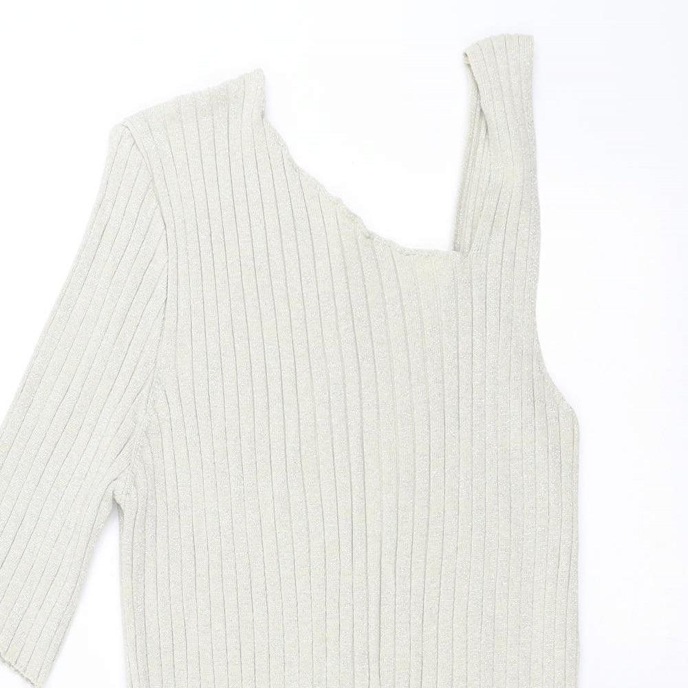 Womens UK Size 14 NEXT Beige Pullover Jumper