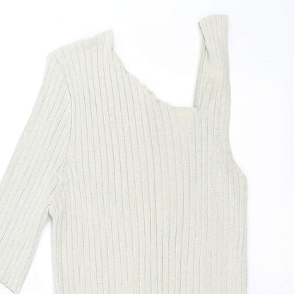 Womens UK Size 14 NEXT Beige Pullover Jumper