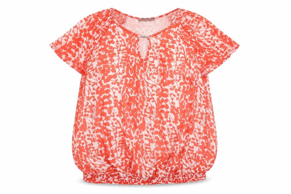 Womens UK Size 16 Savoir Red Basic Blouse