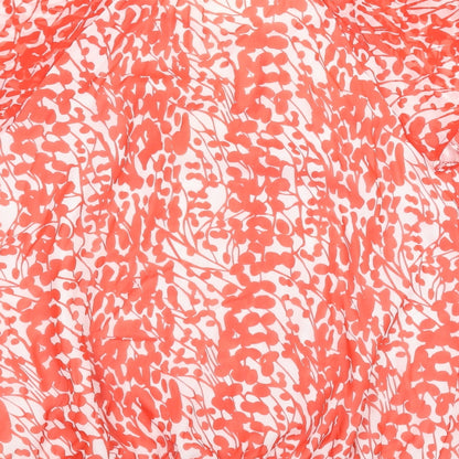 Womens UK Size 16 Savoir Red Basic Blouse