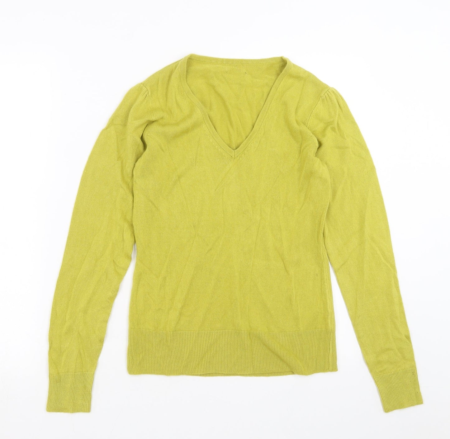 F&F Womens Green  Knit Pullover Jumper Size 12