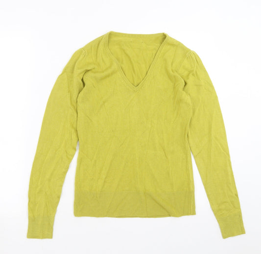 F&F Womens Green  Knit Pullover Jumper Size 12
